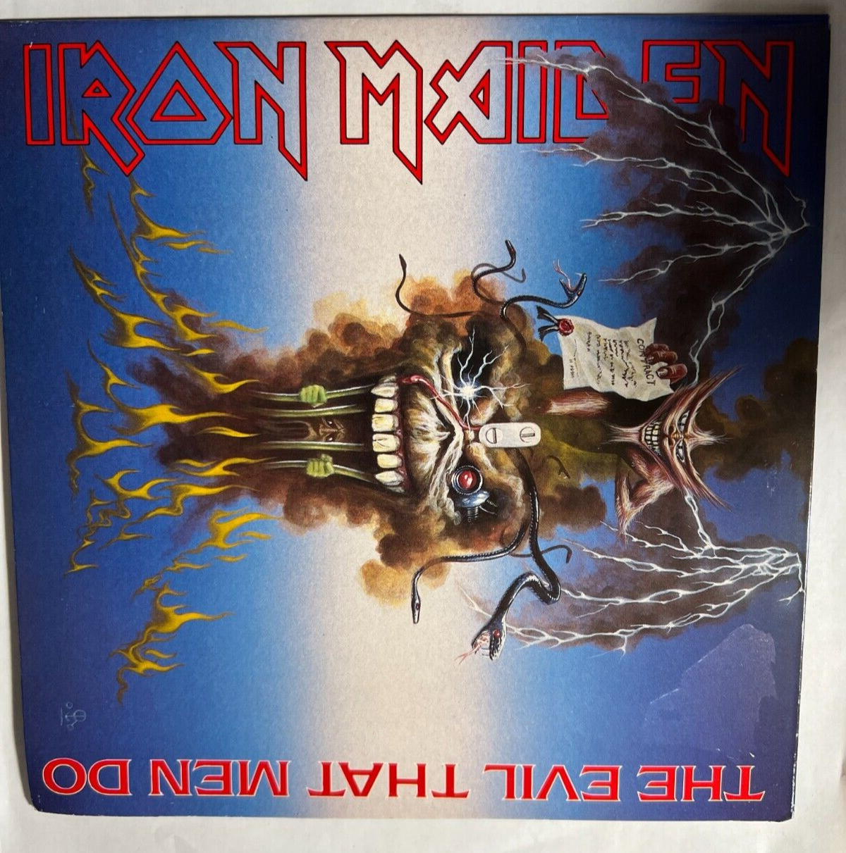 RARE 45 RPM RECORD: Iron Maiden The Evil That Men Do (FH) | eBay
