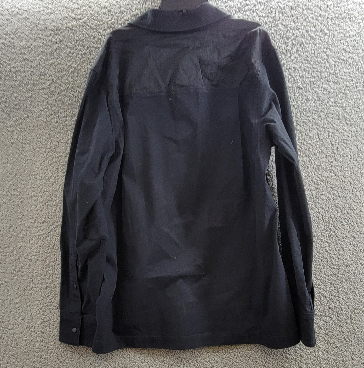 Bass Outdoor Relaxed Fit Stretch Worker Shirt Jacket Men's S Black Beauty L/S - Picture 13 of 19