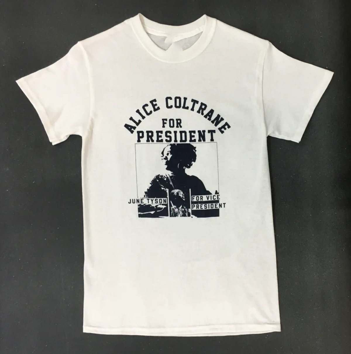 Alice Coltrane for president T-shirt white short sleeve All