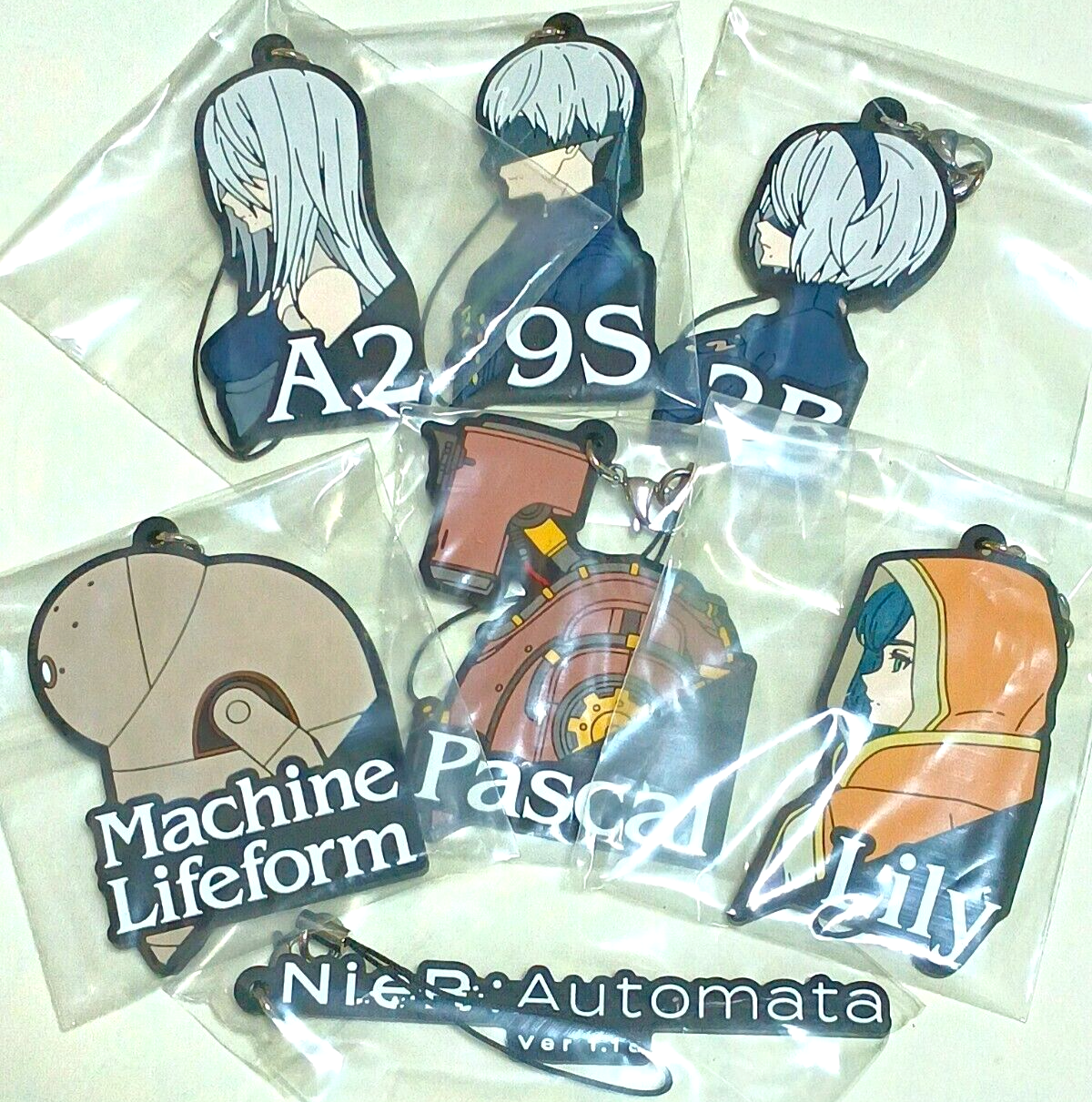 NieR:Automata キーホルダー 6個セット NieR：Automata キーチェーン（再販）[スクウェア・エニックス
