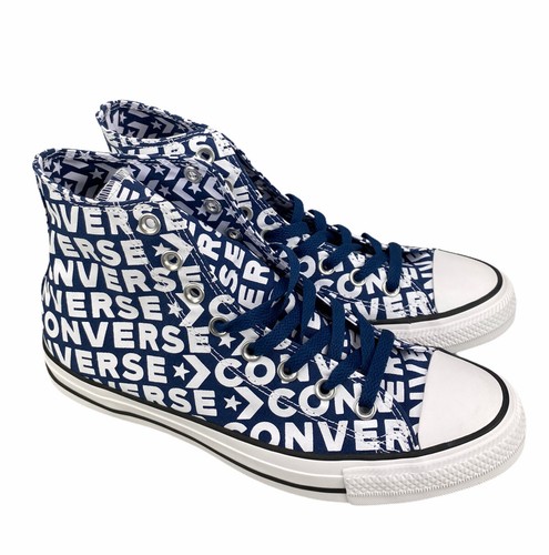 

НОВЫЕ мужские кроссовки Converse Chuck Taylor All Star Hi Logo, сине-белые, размер 8, Синий, Converse Chuck Taylor All-Star Hi