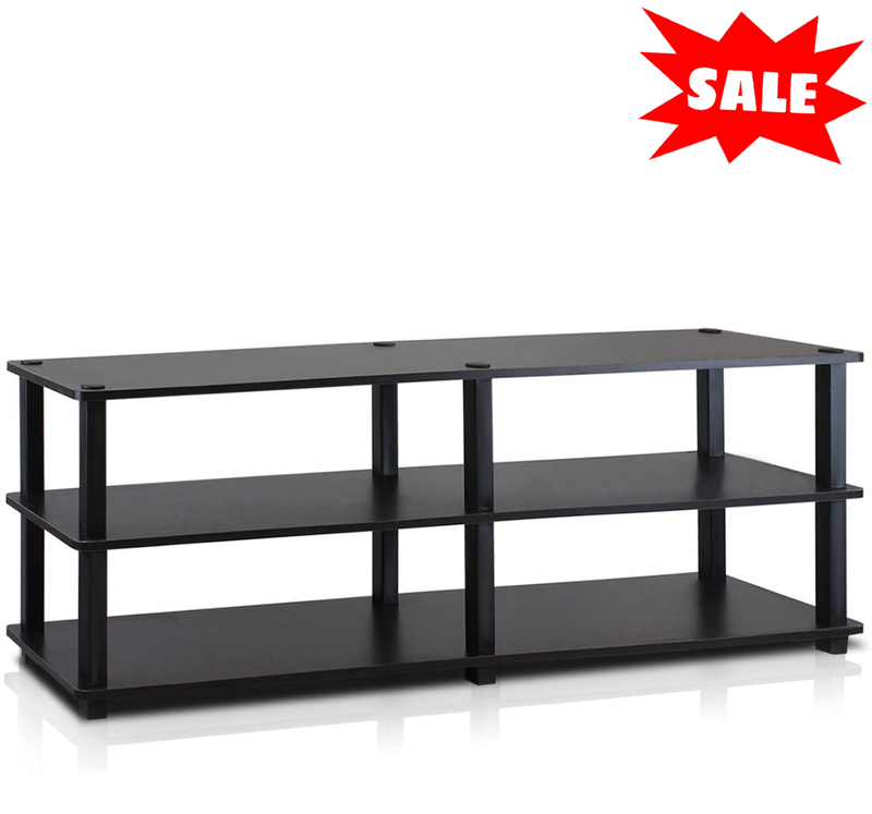 For 55 Inch Entertainment Center Media Storage Shelf Modern 