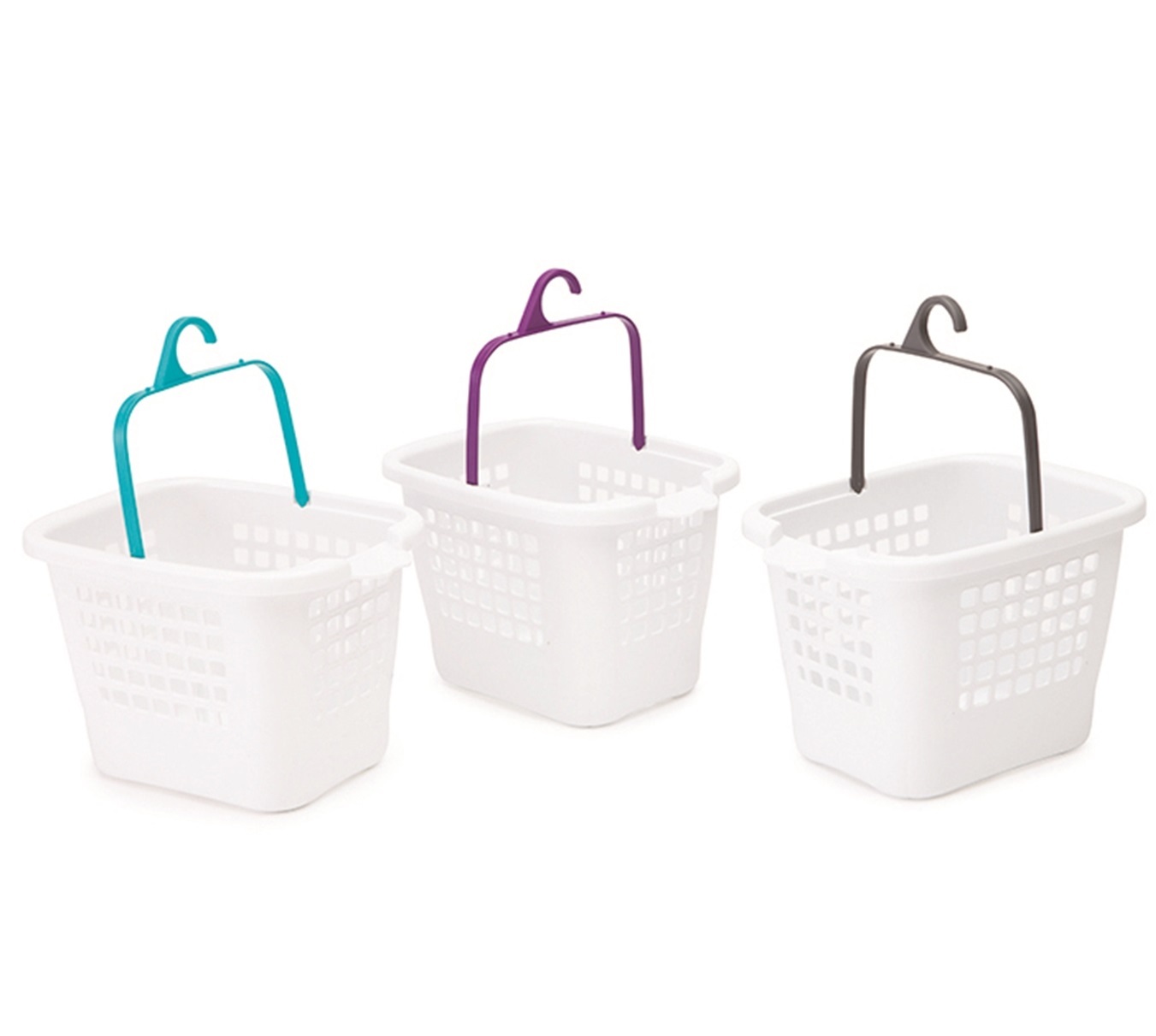 2x Peg Holder Basket Pegs UV Resistant Hanging Storage Baskets with