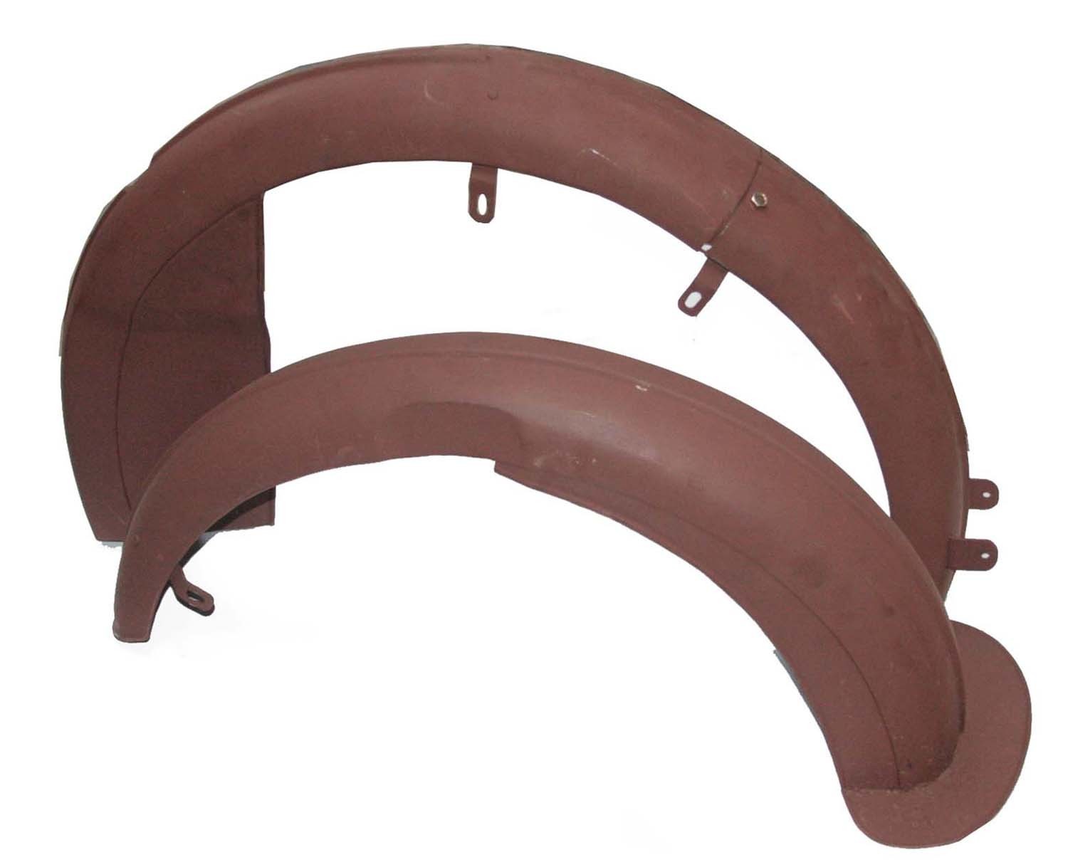 Mac Mov Front Rear Bare Metal Mudguard Fender Set for Velocette Motorcycle 