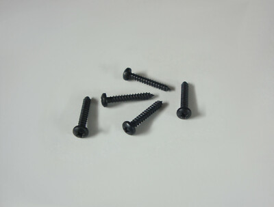 5x Tapping Screw 2, 9x19 Pan Head Black Vgl.no. N0139442 Oldtimer Youngtimer
