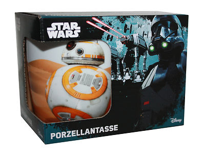 Star Wars-Droid BB-8 Porzellantasse-250ml-Das Erwachen der Macht-Rogue One-Solo
