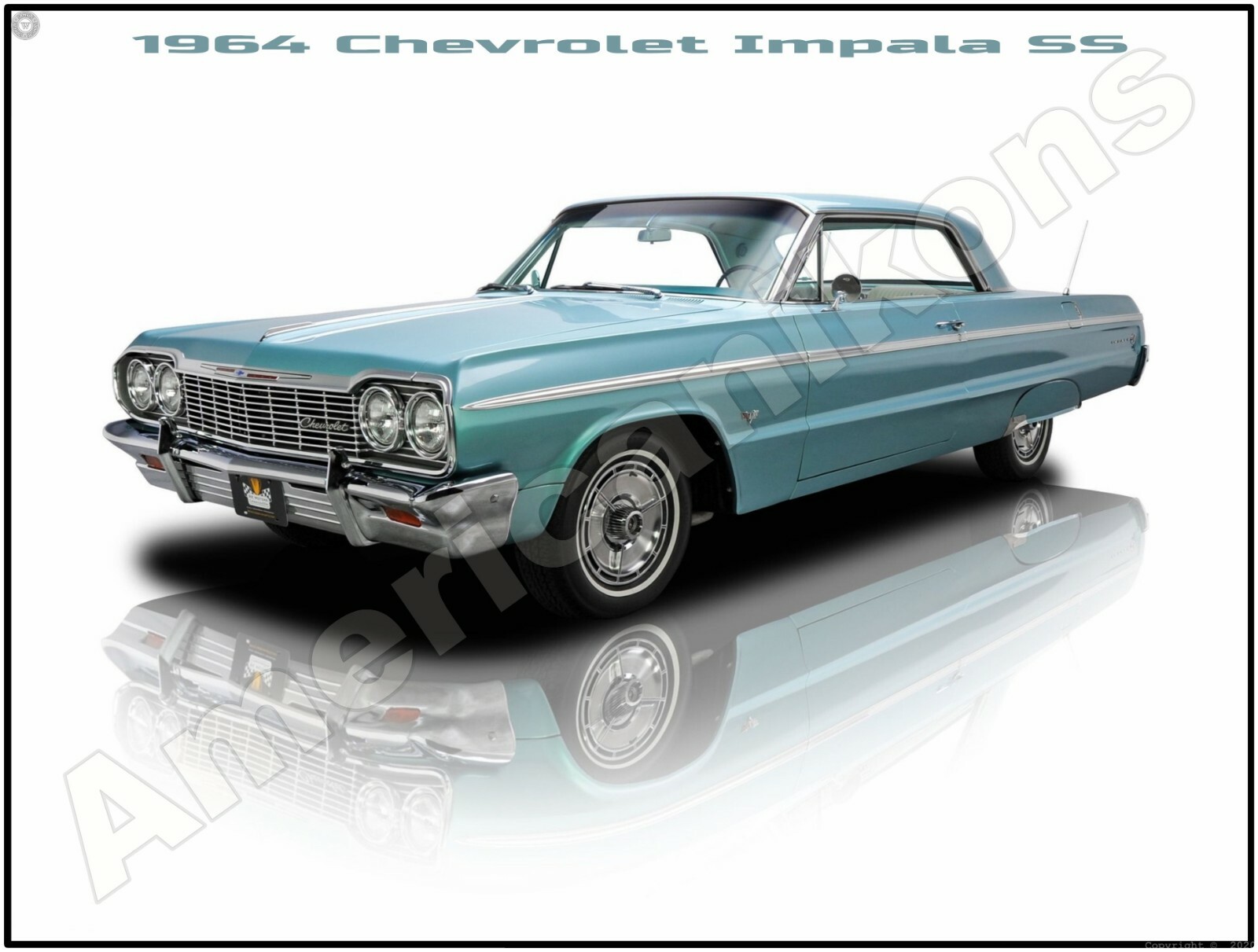 【絶版】 amt 旧ロゴ '64 Chevrolet Impala SS 89年 絶版】 amt 旧ロゴ '64 Chevrolet Impala SS 89年 絶版】 '64