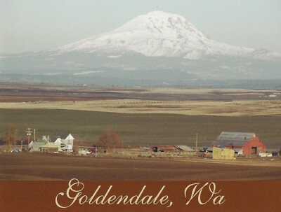 Postcard Washington State Goldendale & Mt. Adams - Klickitat County MINT Unused