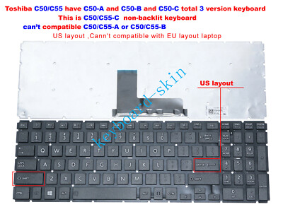 Amazon.com: Laptop Keyboard for Toshiba for Satellite C50-B