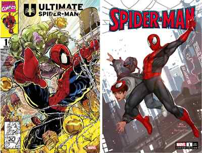 ULTIMATE SPIDER-MAN/SPIDER-MAN #1 (KAARE ANDREWS/INHYUK LEE EXCLUSIVE  SET)