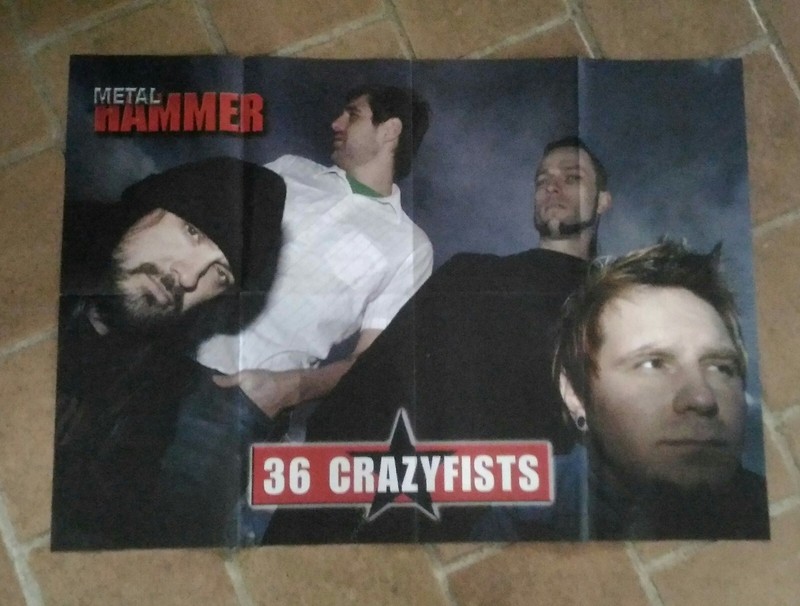 Poster Affiche Revue Magazine Rock Metal 36 Crazyfists 83x59cm