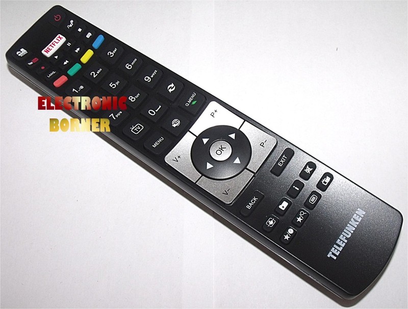 Neuware Original Telefunken Fernbedienung Passend FÃ¼R D48f282n4cw D48f282x4cw