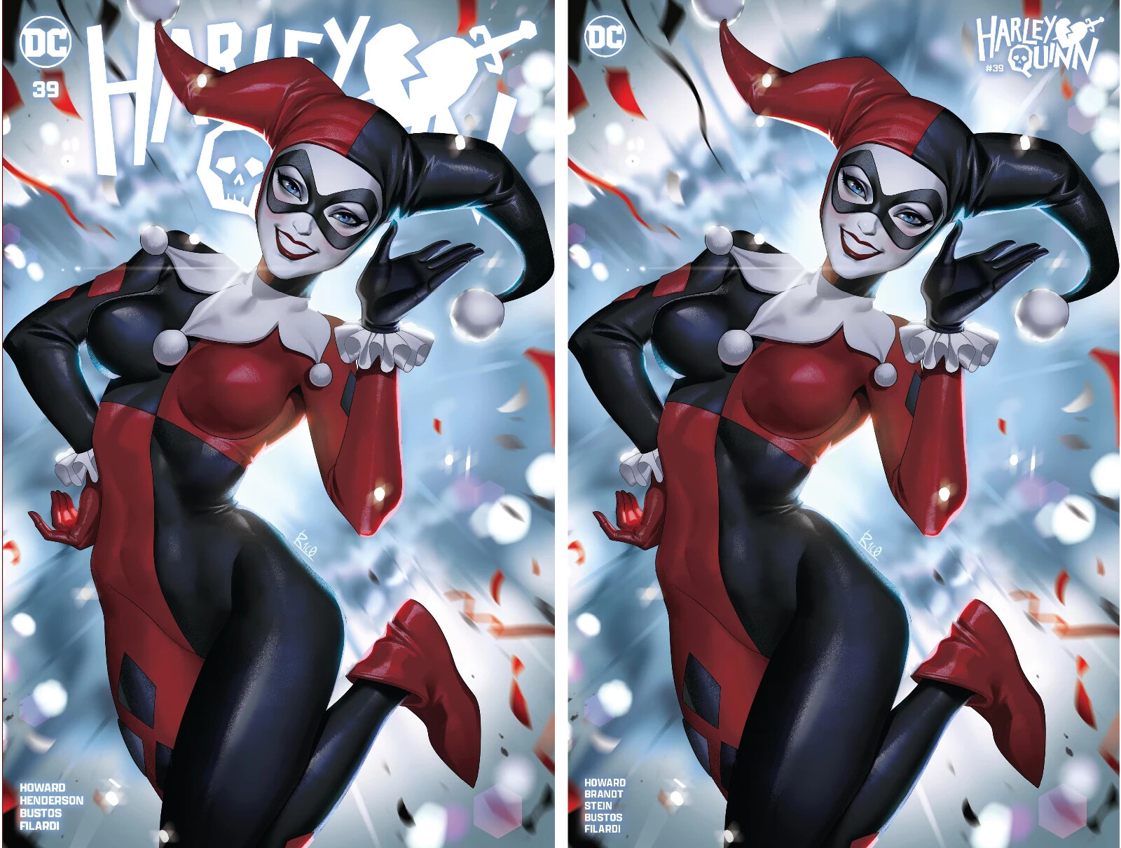 HARLEY QUINN #39 (R1C0 EXCLUSIVE TRADE/VIRGIN VARIANT SET) ~ DC