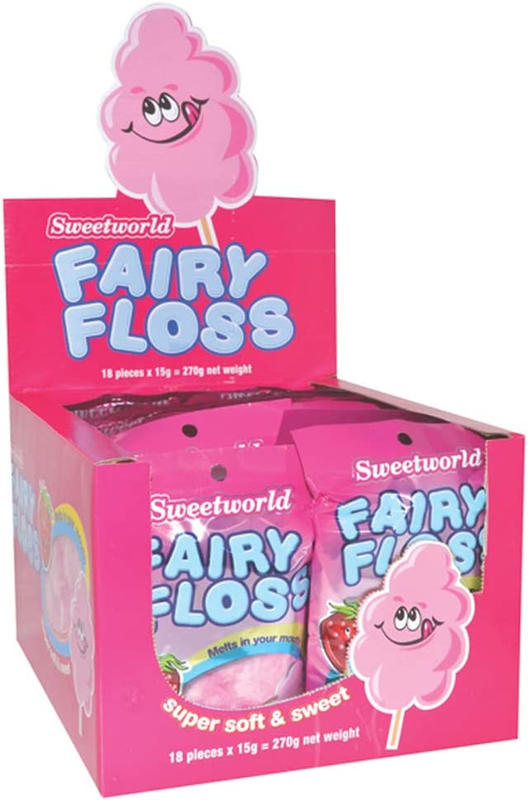 Fairy Floss, 18 X 15 Grams