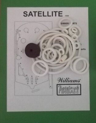 1958 Williams Satellite Pinball Machine Rubber Ring Kit