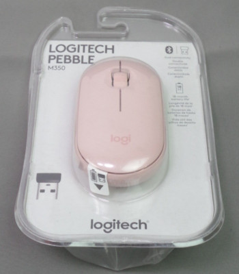 Logitech Pebble M350 Wireless Mouse Pink New