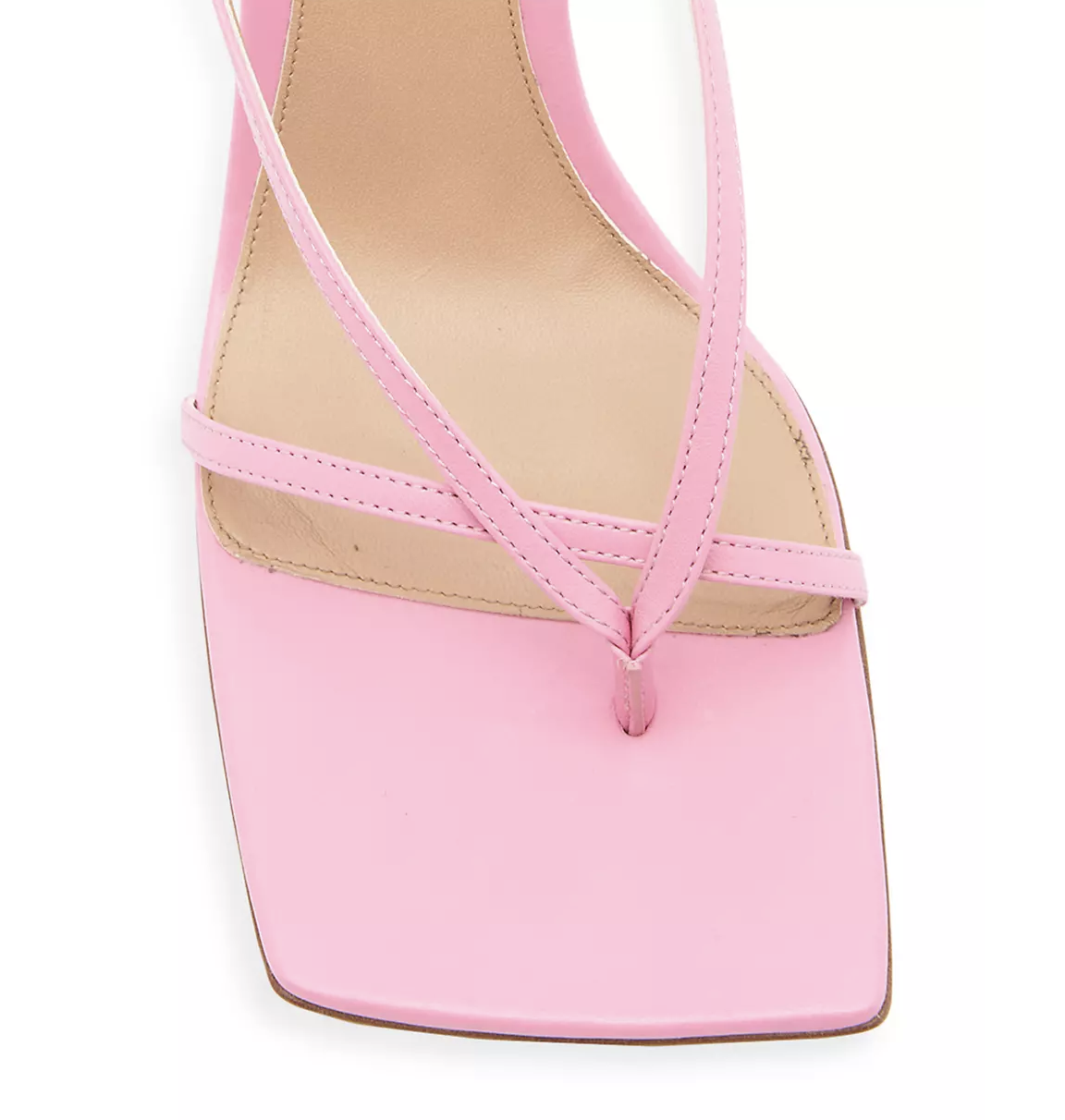 Pre-owned Bottega Veneta Stretch Leather Sandals, Blossom - Retail $990