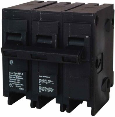 MP360 60-Amp Three Pole Type MP-T Circuit Breaker | eBay