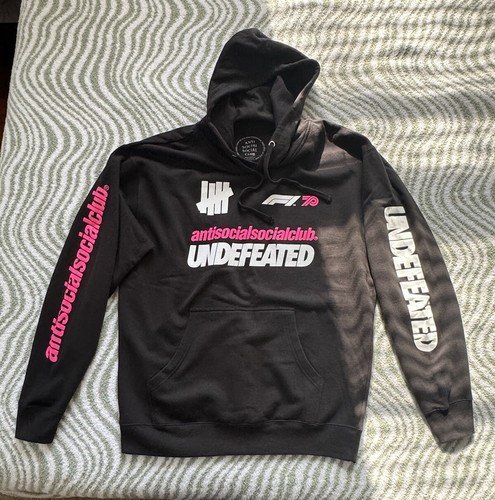 Anti Social Social Club • Undefeated • F1 Hoodie Black Large