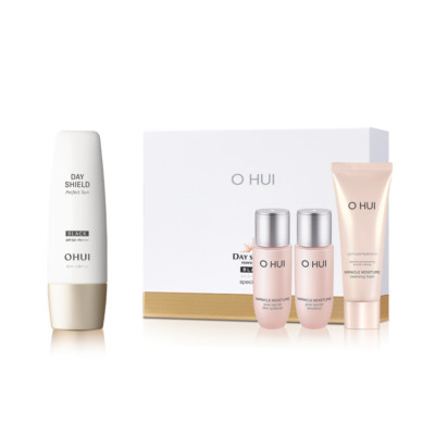 OHUI O HUI Day Shield Perfect Sun BLACK Set SPF50+ PA++++ (2024' new edition)