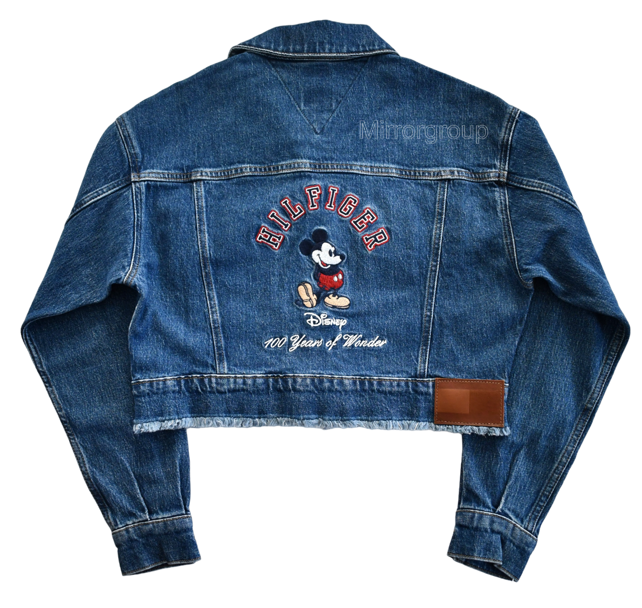 HOLLYWOOD MICKEY デニムジャケット NEW TOMMY HILFIGER & DISNEY MICKEY Cropped DENIM Jacket XXS