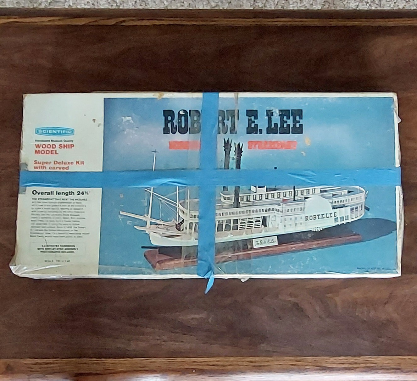 scientific model 木製船模型　Robert E. Lee Vintage SCIENTIFIC Robert E Lee WOOD MODEL BOAT SHIP Kit