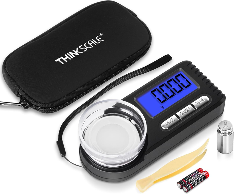 Digital Milligram Scale 50G/0.001G, Mg Scale for Powder Medicine with Portable C