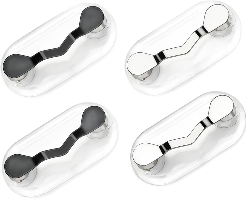 Magnetic Eyeglass Holder, 4 Pack Magnet Pin, Pins for Clothes Shirt,Magnet Badge