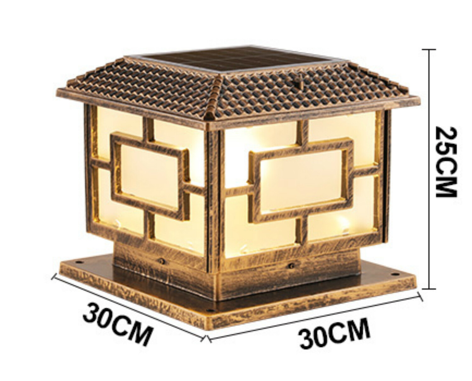 Outdoor Solar Pillar Lights