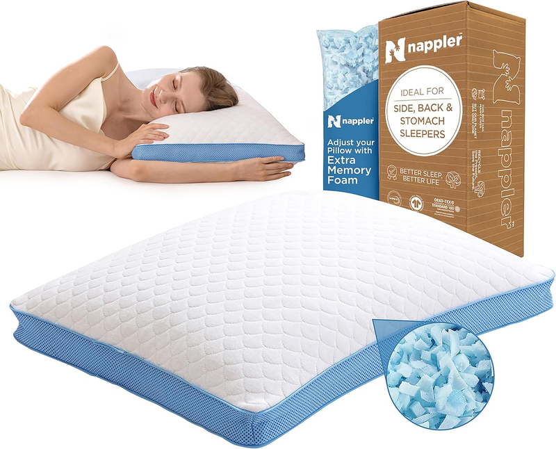Side and Back Sleeper Pillow for Neck and Shoulder Pain Reli