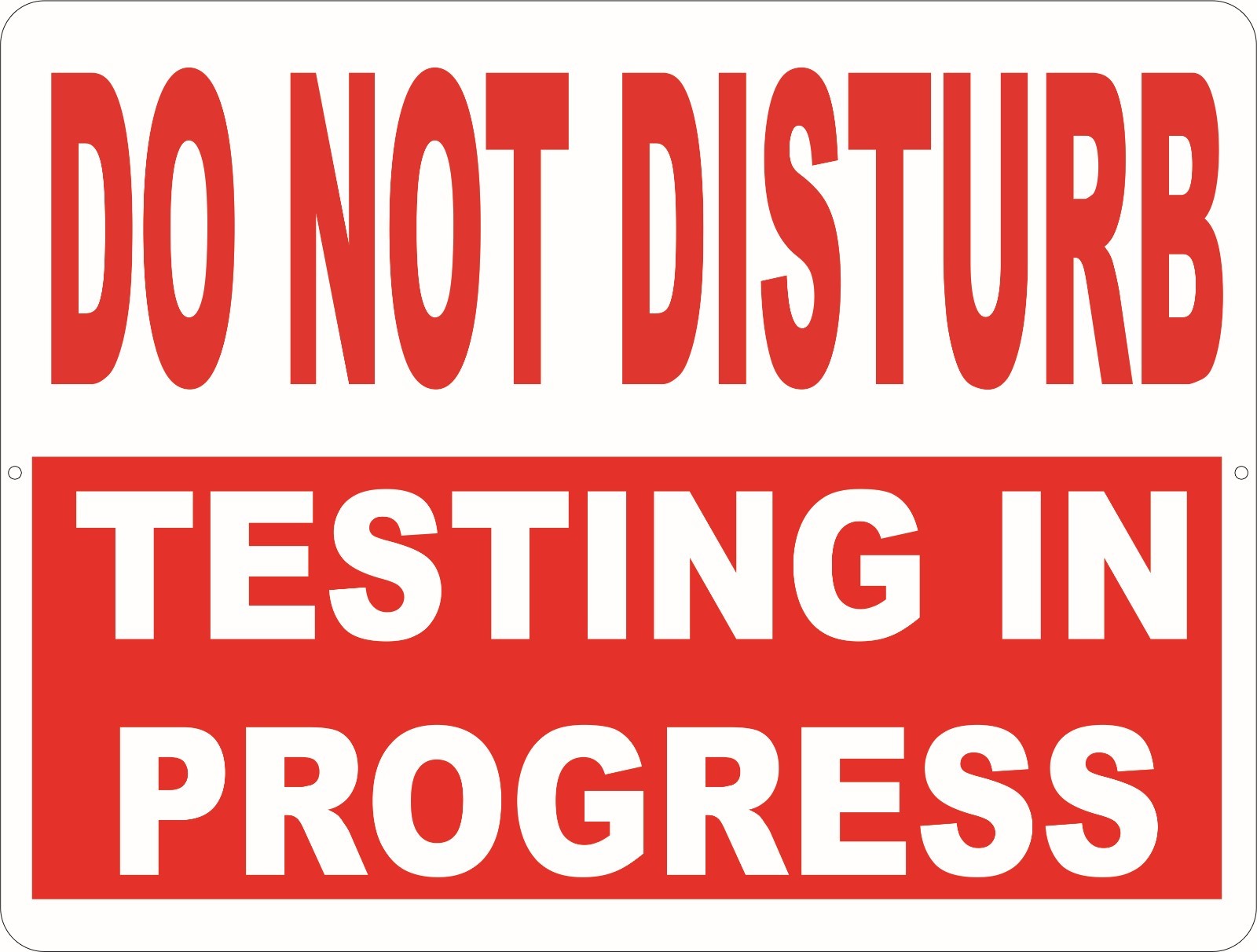 Do Not Disturb Testing in Progess Sign. Size Options. Quiet Tests Test Silent | eBay for Quiet Please Testing In Progress Printable Free