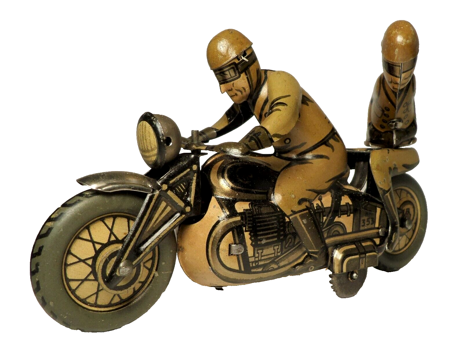 Vintage US Zone Germany CKO 353 Kellerman SOZIUS Motorcycle
