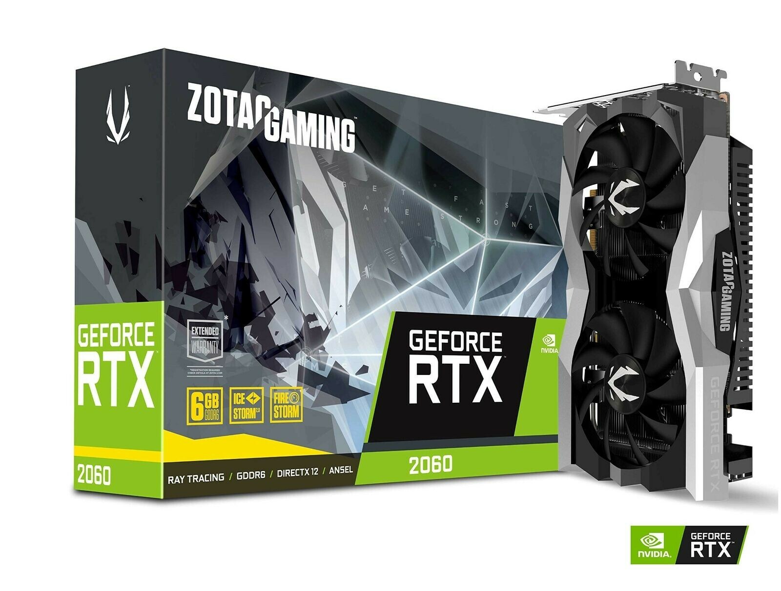 ZOTAC GEFORCE RTX2060　Twin fan6GB DDR6 ZOTAC GAMING GeForce RTX 2060 Twin Fan | ZOTAC