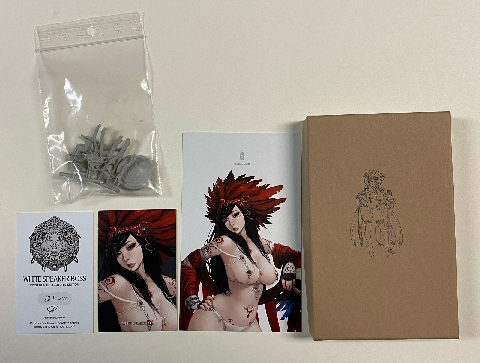 Kingdom Death Monster Official White Speaker Boss First Run