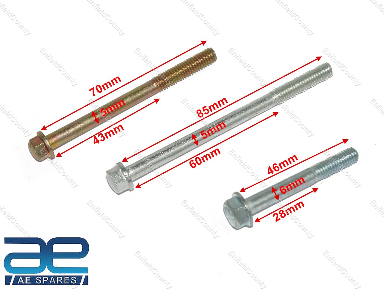 Fits Royal Enfield Classic Bullet 350 500 UCE Magnet Cover Bolts Kit   
