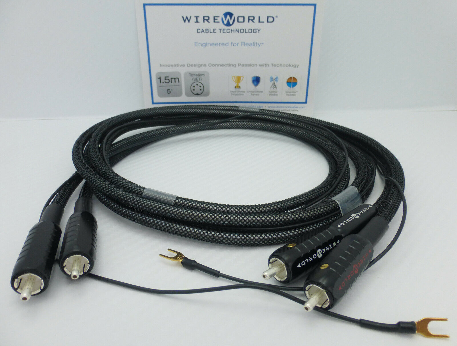 WireWorld Micro-Silver Eclipse 7 RCA 1.5 meter with ground WireWorld Micro-Silver Eclipse 7 RCA 1.5 meter with ground