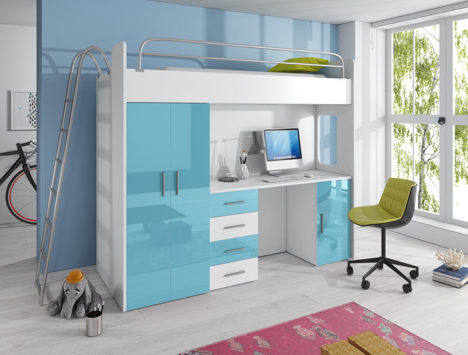 кровать чердак оливер. кровать-чердак с рабочей зоной мираж к17. письменный стол двухъярусный. кровать чердак сонома. кровать-чердак мезонин мебель.