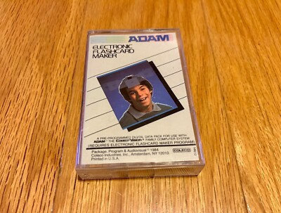 Electronic Flashcard Maker for ADAM Computer  TESTED
