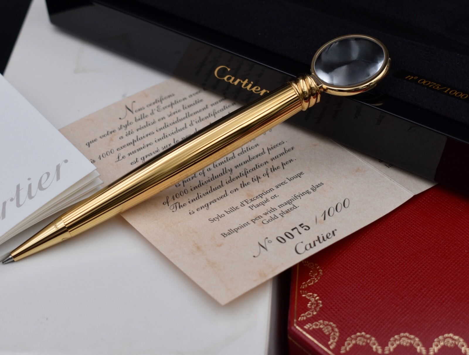 Cartier マネークリップ ゴールド 箱・説明書・布袋付き Cartier カルティエ Cartier C2カルティエ
