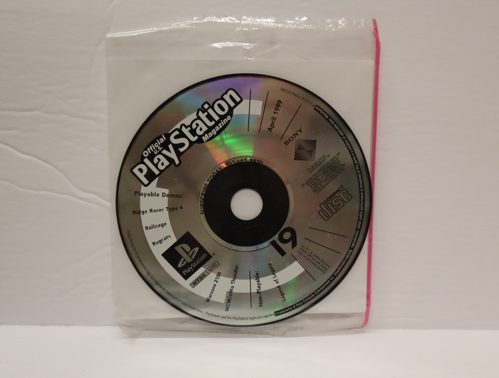 downt「downt」 (1st demo CD) Official U.S. PlayStation Magazine Demo Disc #07 April 1998