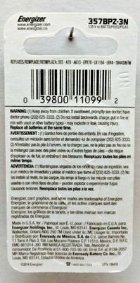 1.55v Watch / Calculator Battery by Eveready Energizer  #364  Mfg in USA New
