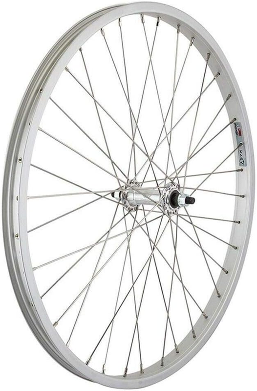 Front Bicycle Wheel 24 X 1.75 36H, Alloy, Bolt On, Silver