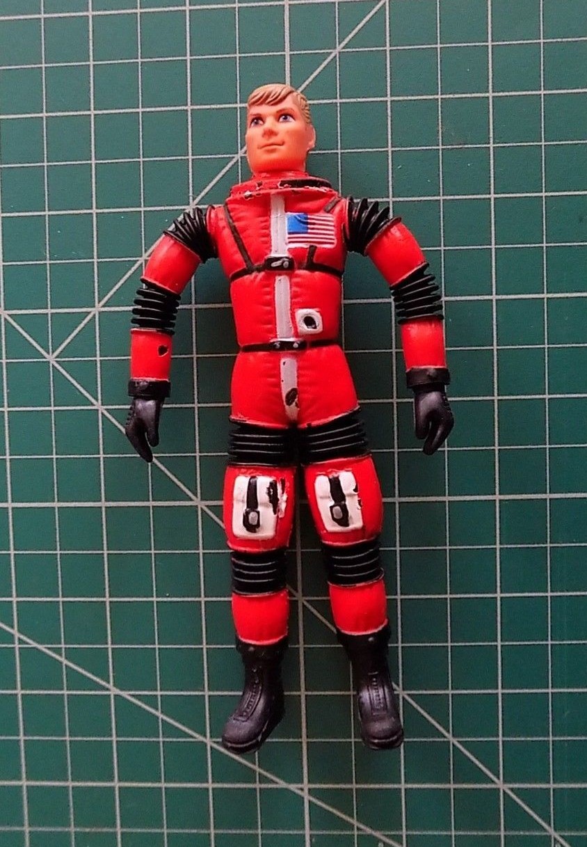 1966 Mattel Major Matt Mason SGT. STORM w/ HELMET & LUNAR TRAC - NO Broken Wires