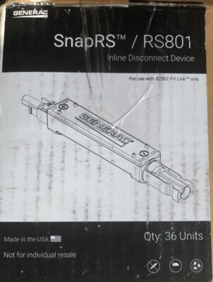 Generac RS801 SnapRS Inline Disconnect Device