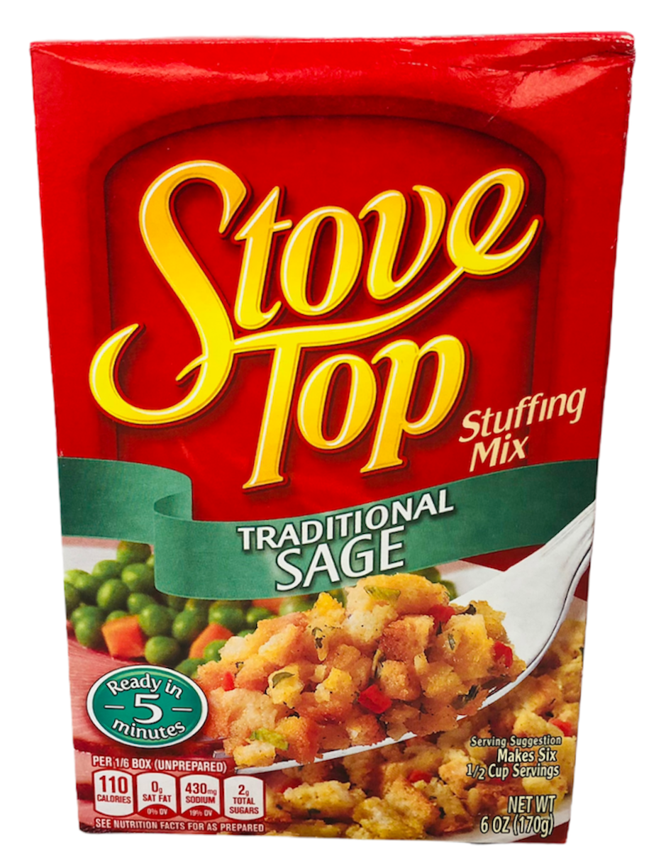 Stove Top Stuffing Mix Traditional Sage 6 oz Dressing