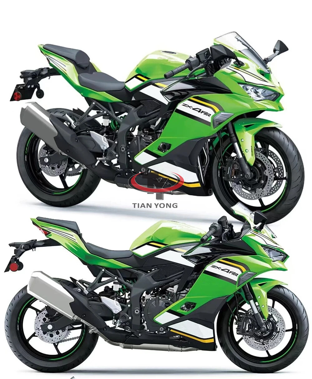 For Kawasaki NINJA ZX-4R ZX-4RR 2023 2024 2025 Green Yellow For Kawasaki NINJA ZX-4R ZX-4RR 2023 2024 2025 Green Yellow
