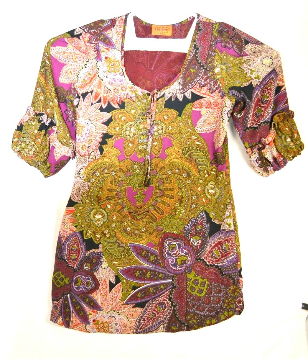 Voom by Joy Han Tunic Dress Women's Size Medium M