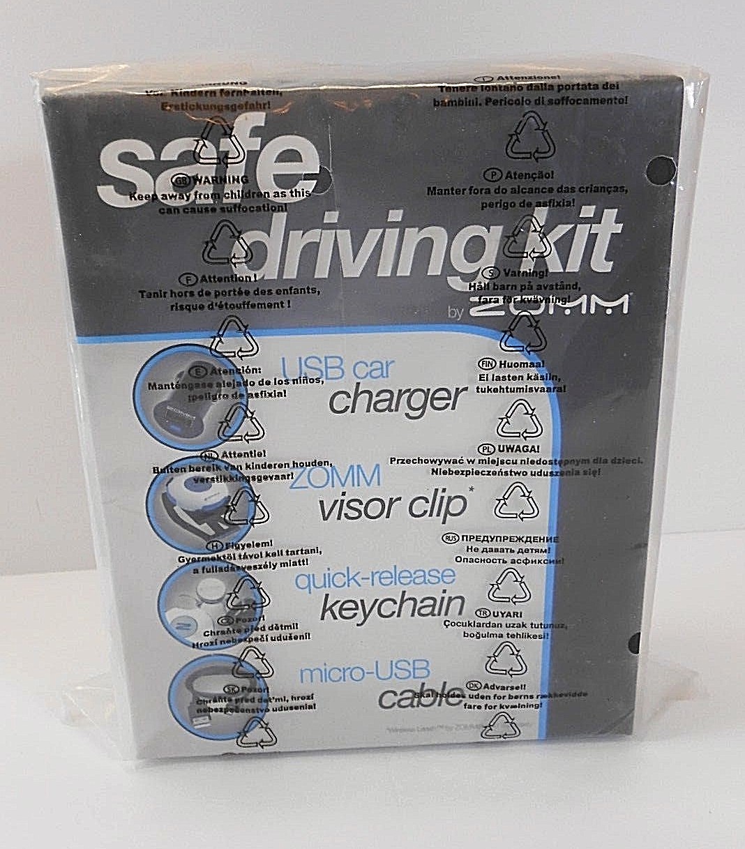 Zomm Safe Driving Kit For the Zomm wireless leash - Z2010WEM1130-AM Brand NEW