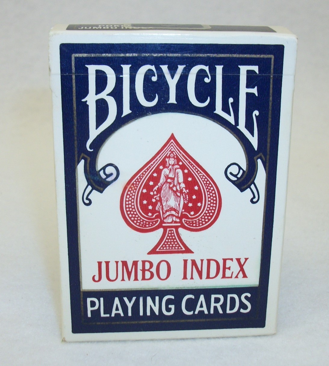Bicycle Poker-Karten 88 Jumboindex - Sortiert, Rot, Air-Cushion Finish, 52+2 Karten