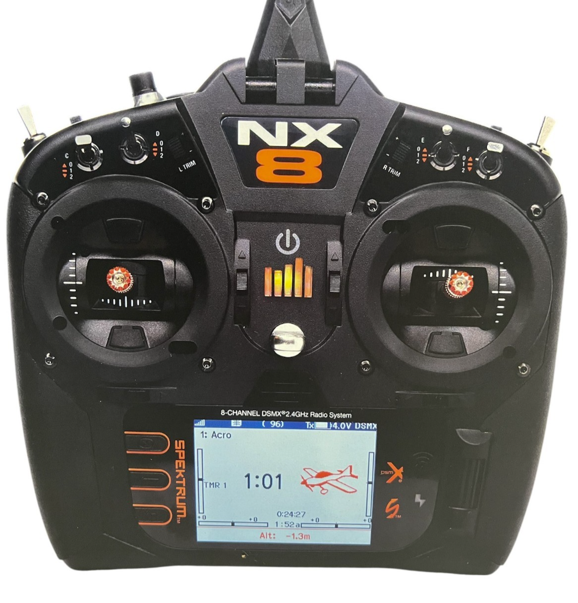 Spektrum NX8 8-Channel DSMX Transmitter W/AR8020T Telemetry